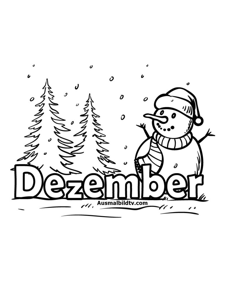 Malvorlagen Dezember